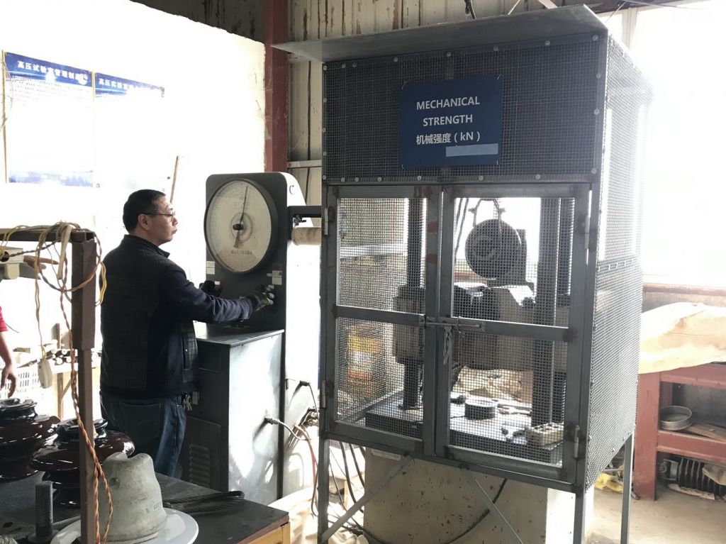 Porcelain insulator test Inspection third-party QC inspector final random Quality Control Service in China