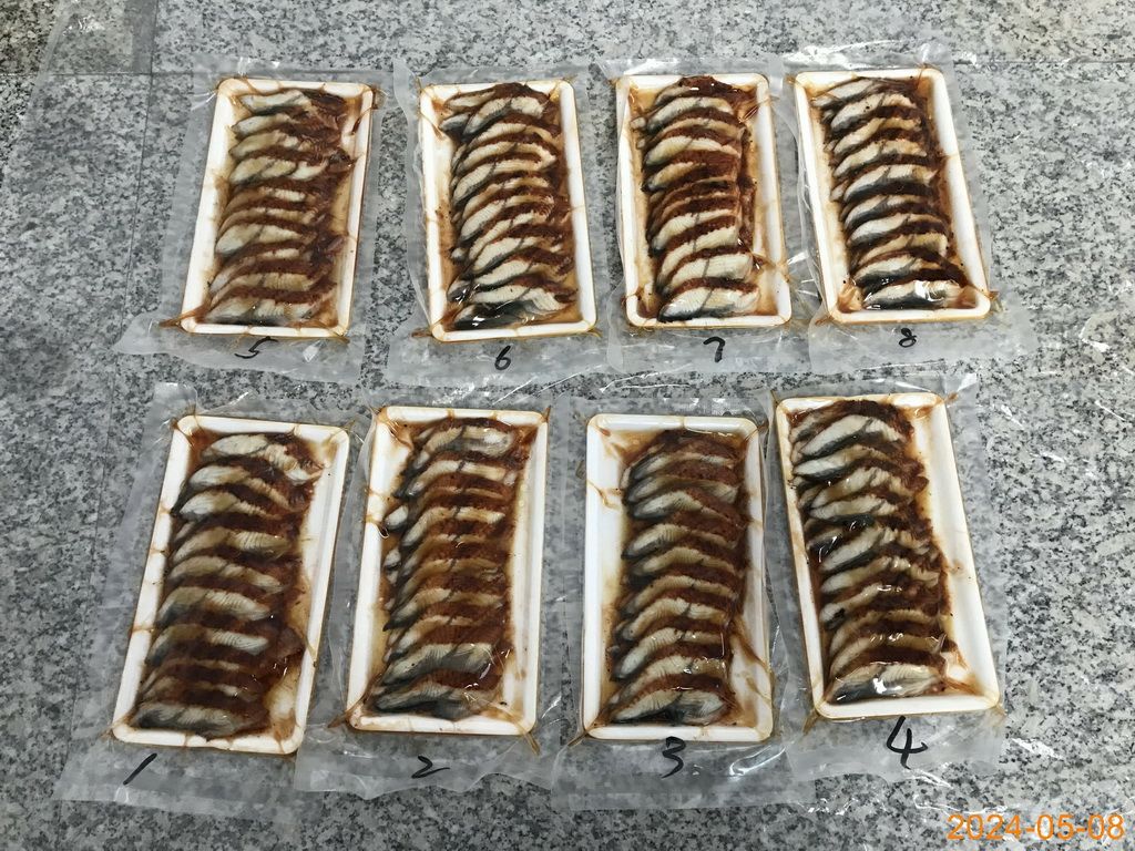 Frozen roasted EEL test Inspection third-party QC inspector final random Quality Control Service in China