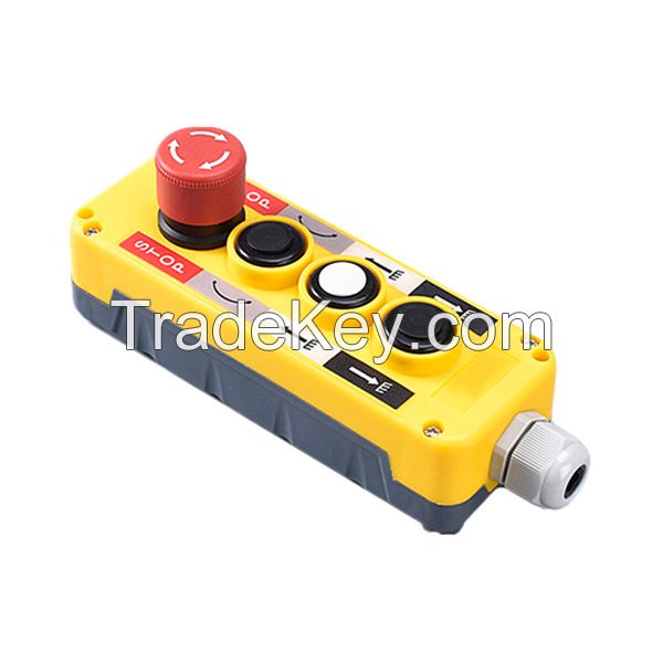 Driving button switch Hoist Remote Control Switch Waterproof Electrical Box Lift Control Pendant