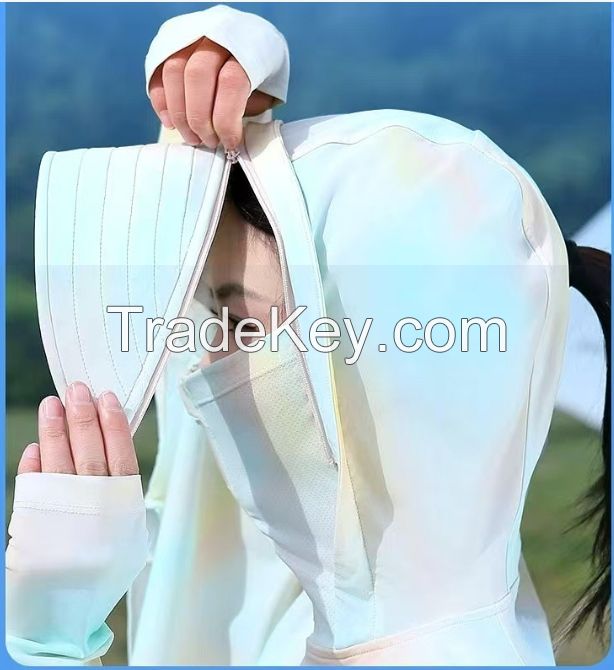 Women's Summer UV Protection Original Yarn Ice Silk Cape Sunscreen Clothing