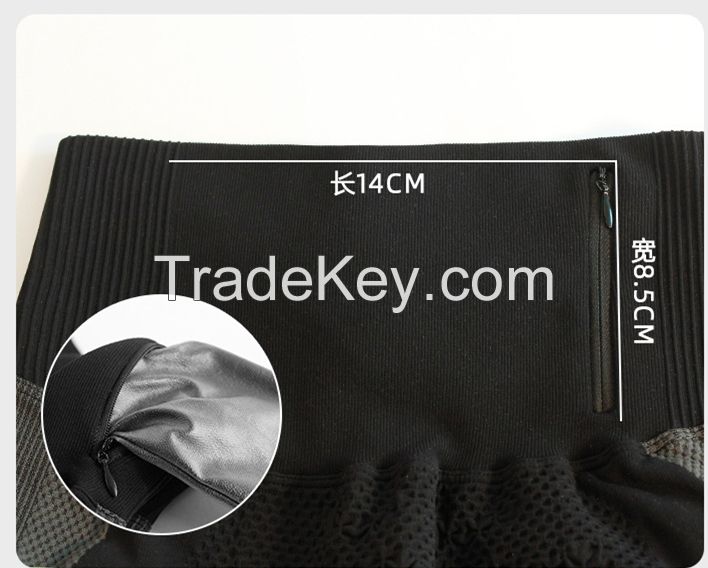 Moisture-Wicking Quick-Dry High-Stretch Workout Pants with Zippered Pockets Ã¢ï¿½ï¿½ Compression Fitness Tights