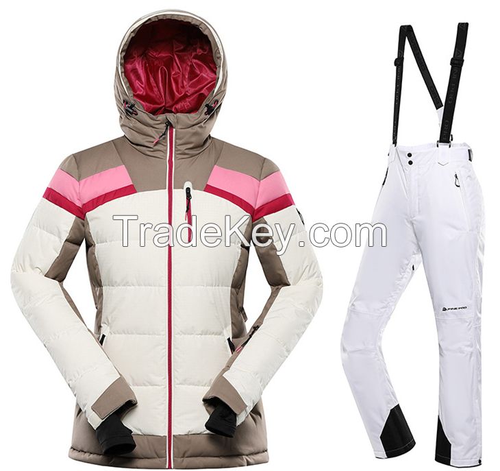Women's Winter Warm Down Jacket PTX Windproof Thickened Coat for Adult Skiing &amp; Snowboarding