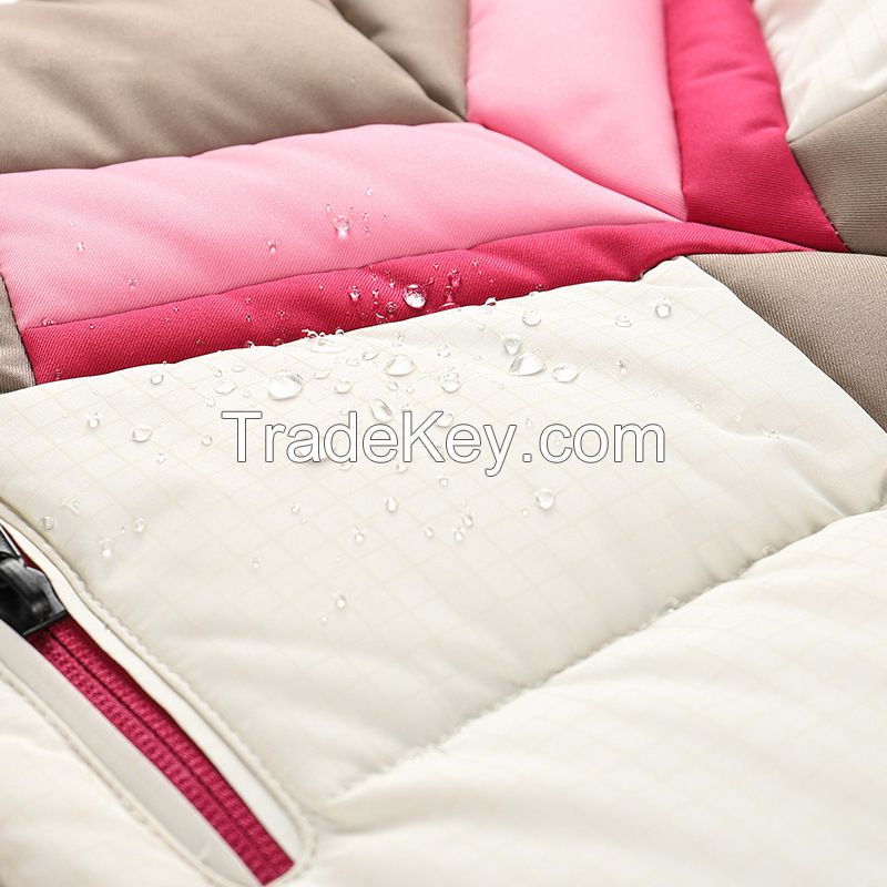 Women's Winter Warm Down Jacket PTX Windproof Thickened Coat for Adult Skiing &amp; Snowboarding