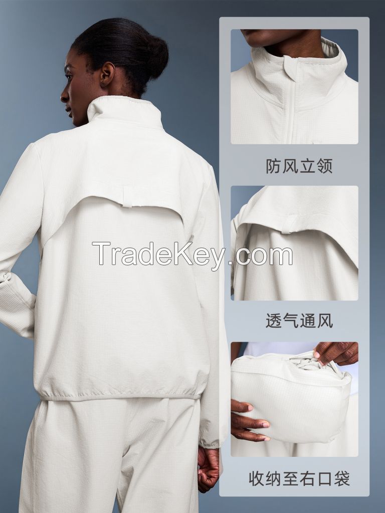 Women's Lightweight Waterproof Jacket - Fleece Lined Windproof Coat D25166