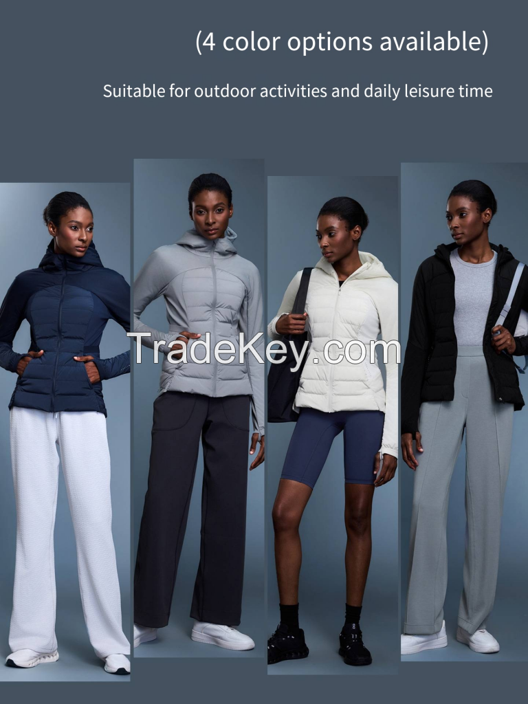 Women's Lightweight Down Jacket - Sporty Parka for Running D25119