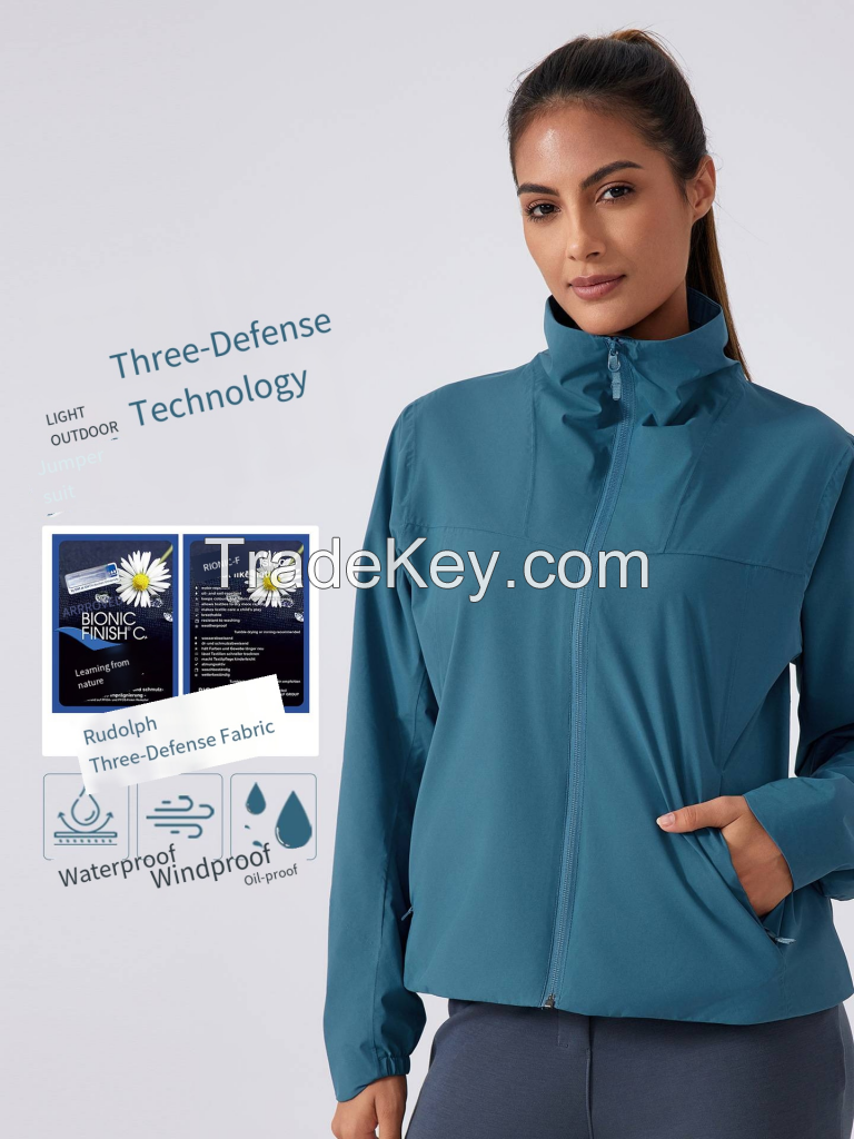 3-in-1 Wind-Water-Stain Resistant Jacket - Slim Fit Stand Collar Fleece DAW010