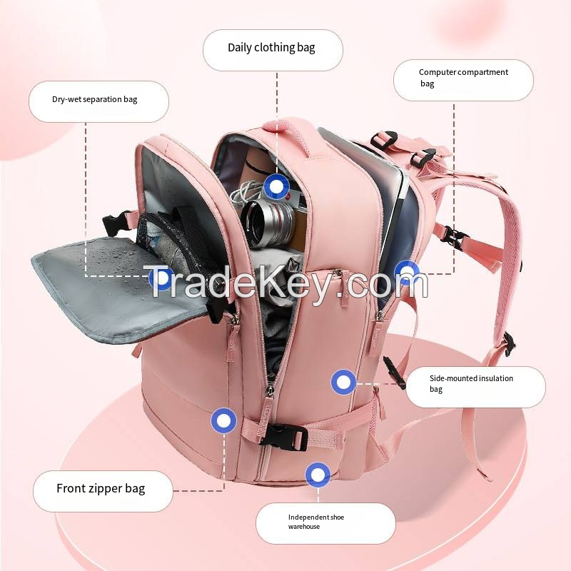 Korean Style Travel Backpack - Waterproof Laptop Rucksack M-2210