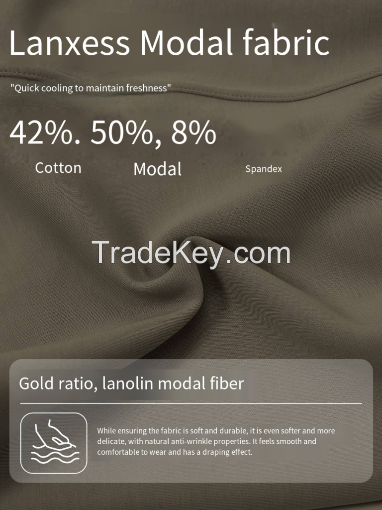 Men's Modal Sleeveless Top - Wide Shoulder Gym Vest 51118