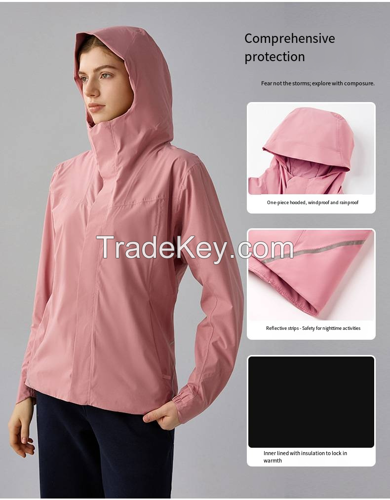 Tri-Guard Fleece Jacket - Waterproof Hiking Shell DAW011