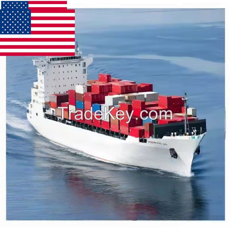 Forwarding Freight Multimodal Transport Door-to-door LCL Transportation Services From China to USA by Sea Land and air DDP DAP