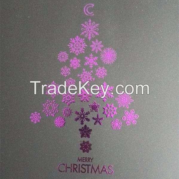 China Manufacture Burgundy Color UV Varnish Paper Rub Resistance Cold Stamping Foil