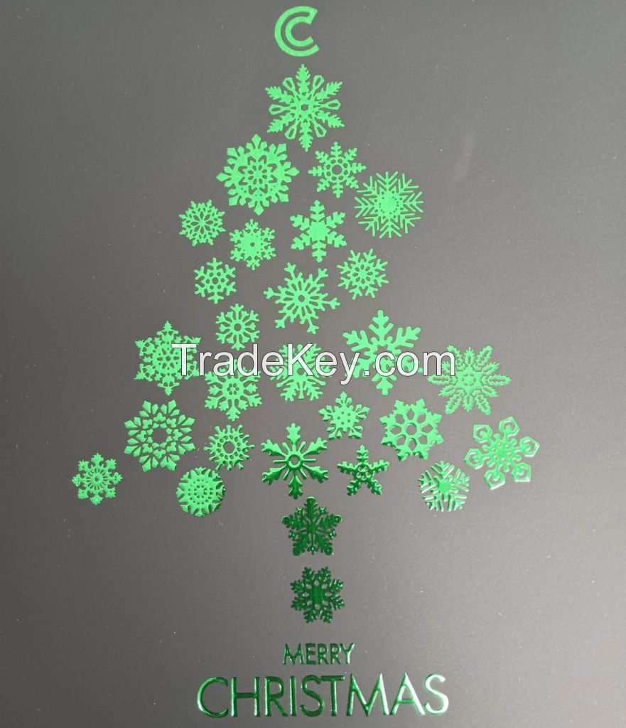 China Manufacture Burgundy Color UV Varnish Paper Rub Resistance Cold Stamping Foil