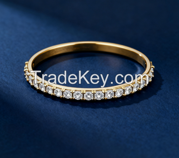 Luxury Diamond-Accented Bracelet