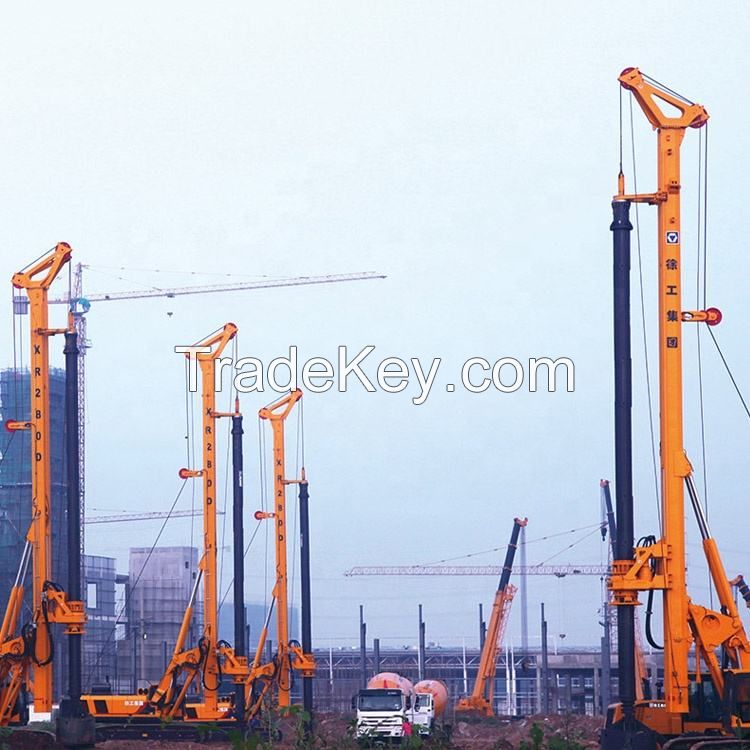 XR180D Auger Bore Pile Foundation Machine Rotary Drilling Rig for Sale