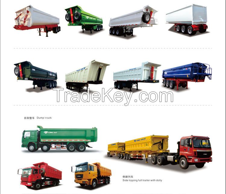 30 Ton Semi-Trailer 3 Axle Tipper Semi Trailer