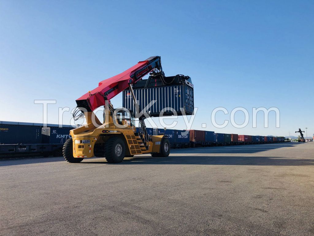 10t 16m SRSC1009-6E Lifting Height Reach Stackers Factory Price