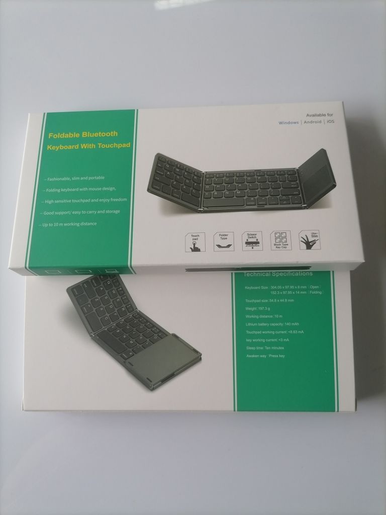 folding keyboard for portable pocket keyboard for tablet mobile laptop