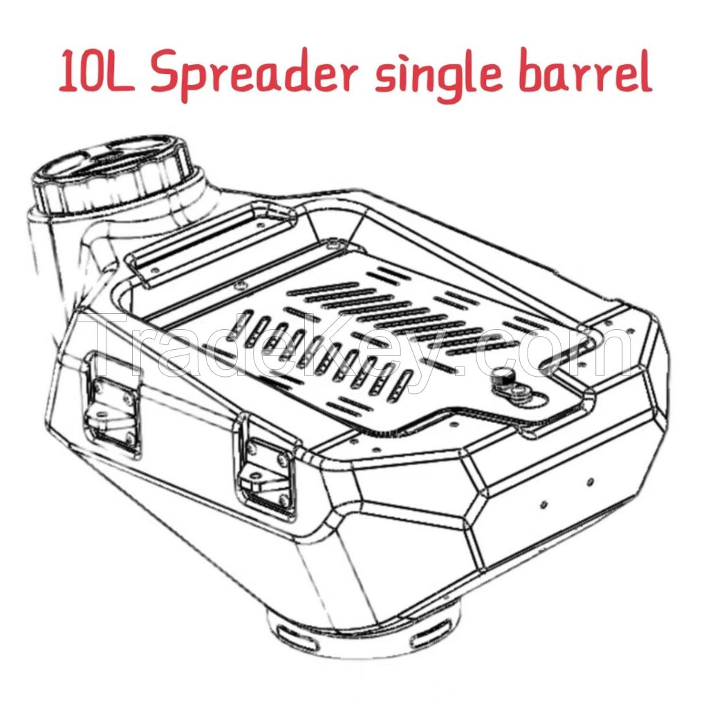 Plant protection machine 10L 10KG seed grain automatic agricultural broadcasting machine