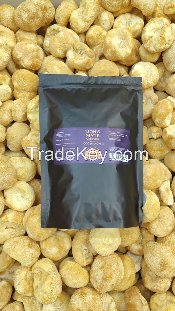 Lion's Mane dried fruit body (Hericium erinaceus)