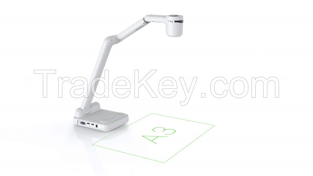 8MP Portable Visualizer Document Camera Optical Zoom with Mouse Operation 
