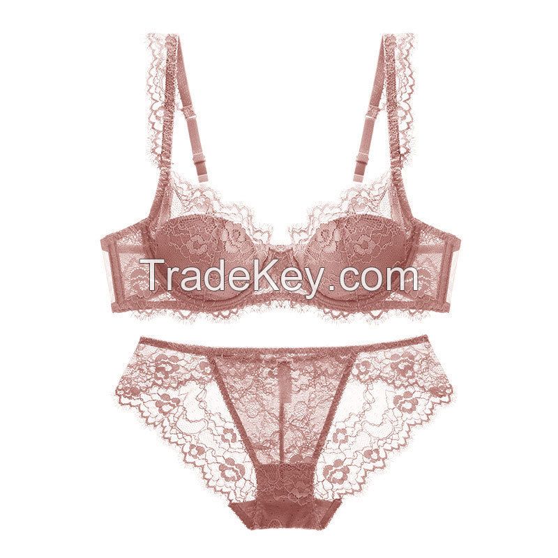 Sexy Lace Thin Lingerie Set for Summer