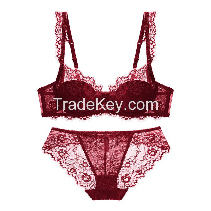 Sexy Lace Thin Lingerie Set for Summer