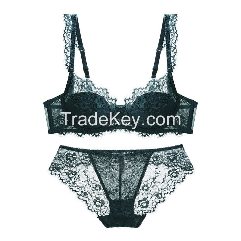 Sexy Lace Thin Lingerie Set for Summer