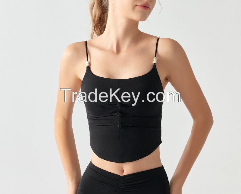 Chinese Style Yoga Tank Top