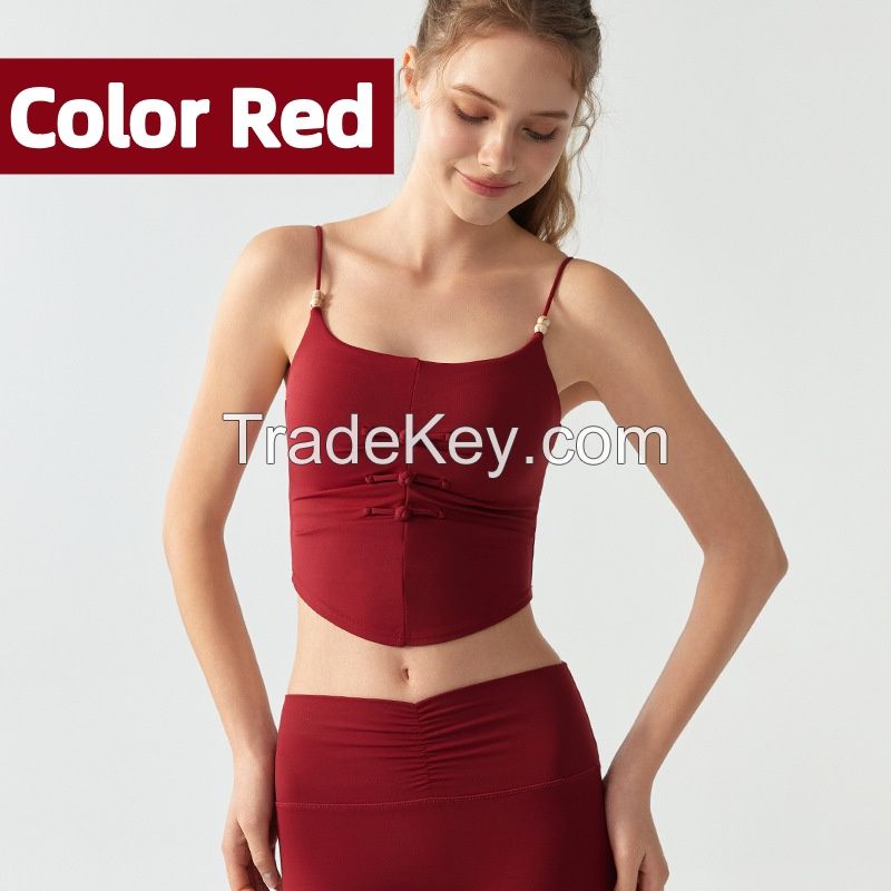 Chinese Style Yoga Tank Top
