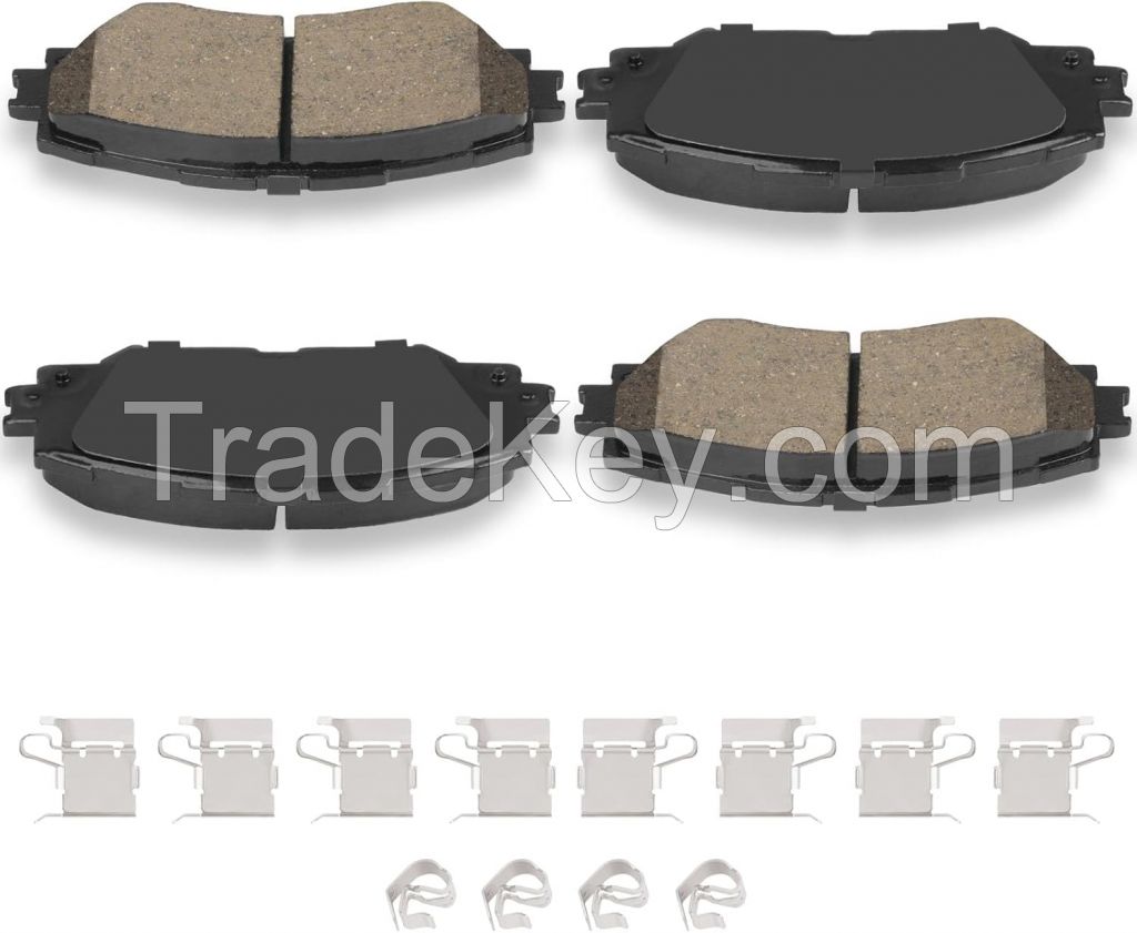 Front Brake Pads for Car Compatible with Ceramic Brake Pads Replacement DIY,Smooth Quiet Braking Performance