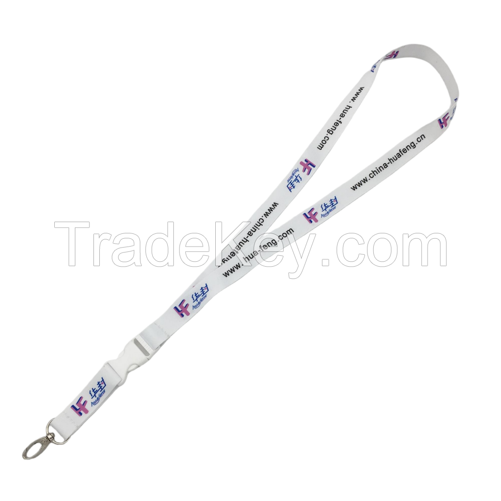Cheap Any Accessories Tool Neck Lanyard Free Sample Strap Printed Polyester Sublimation Custom Lanyards With Logo Custom