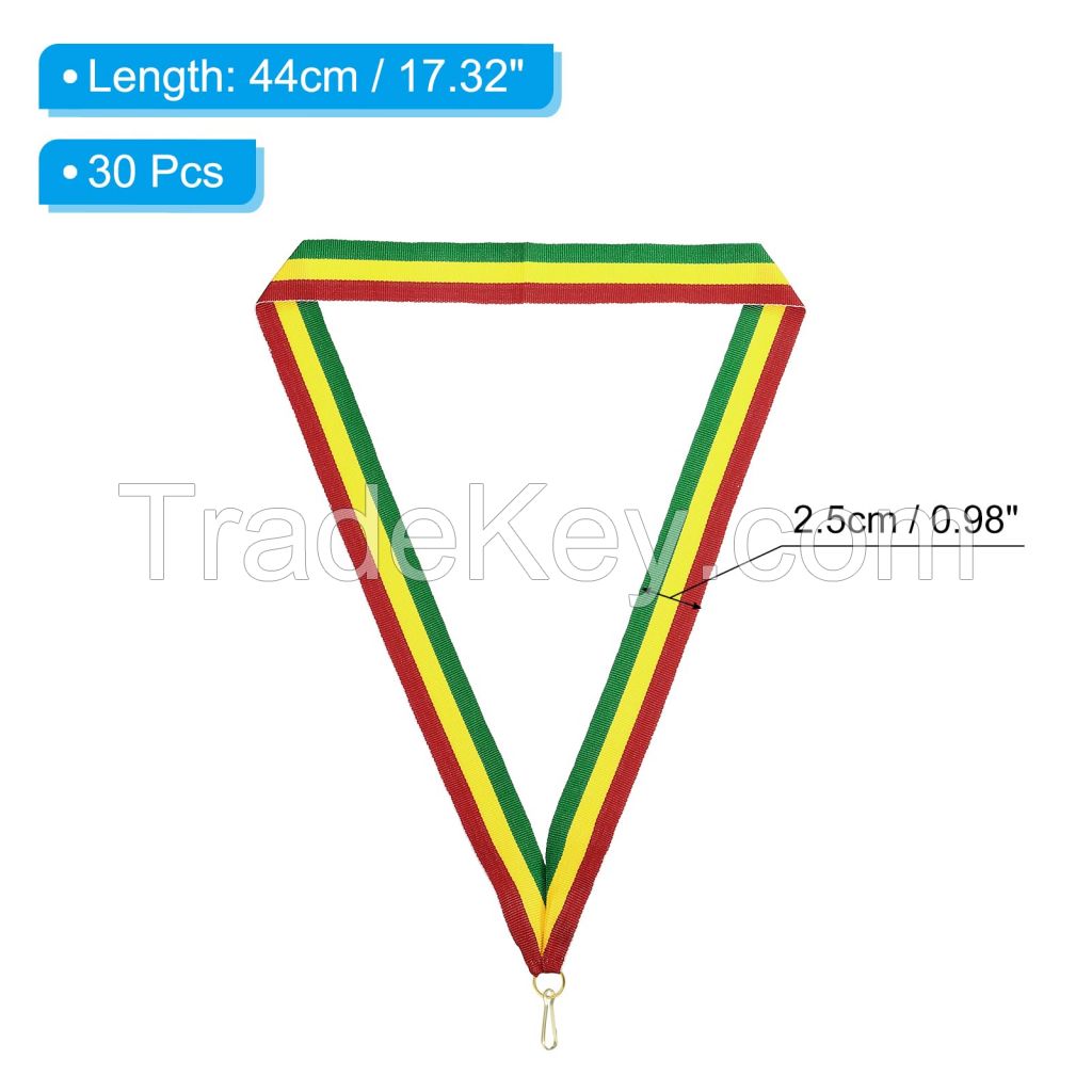 China Custom Design Your Own Heat Transfer Neck Strap Dye Sublimation Printed Medal Ribbon Lanyard