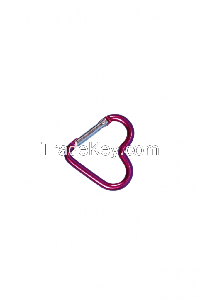 Huafeng Custom Triple Lock Rock Climbing Safety Carabiner Aerial Work Climbing Mountaineering Aluminum Carabiner