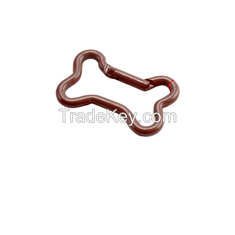 Basic Style Metal Keychain with Practical Locking Carabiner for Vehicle Keychains and Motorcycle Keys