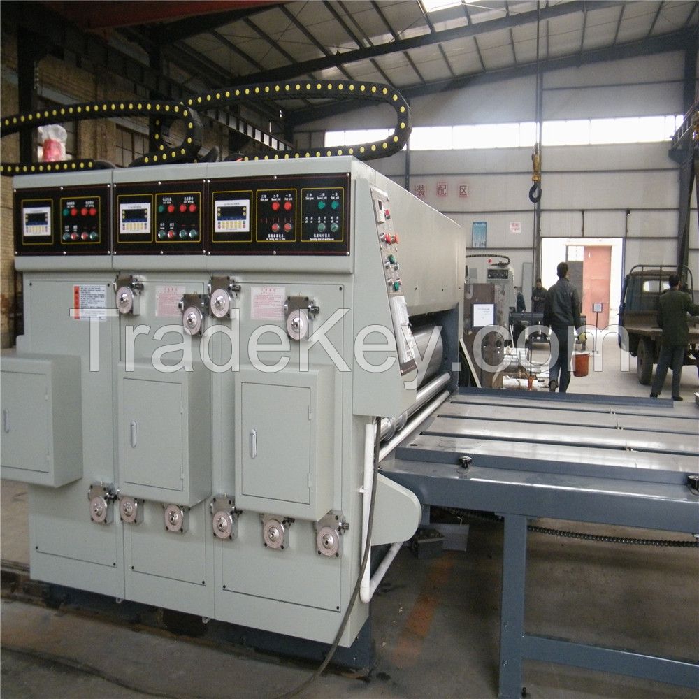 chain feeding printing slotting machine