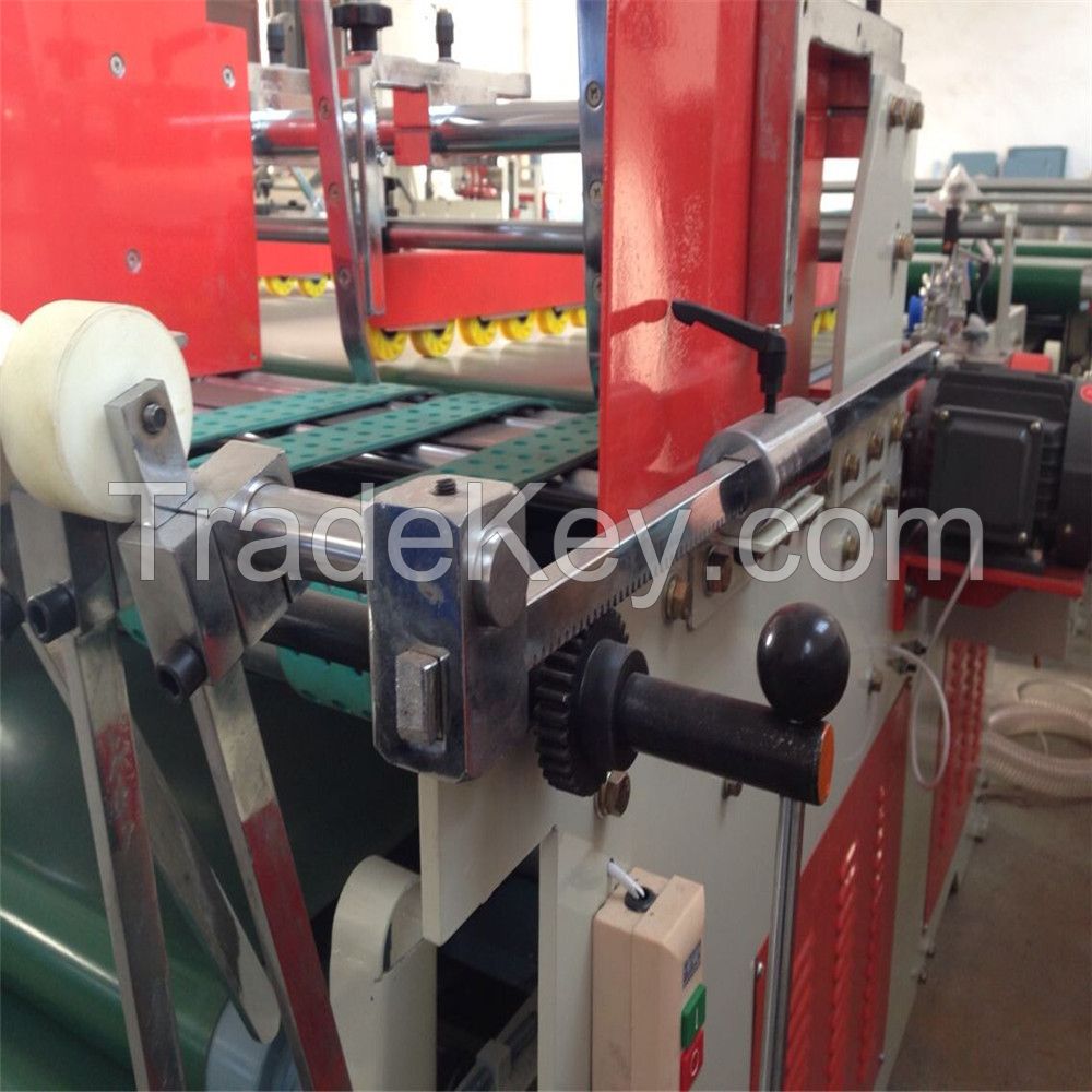Semiautomatic Press type folding gluing machine