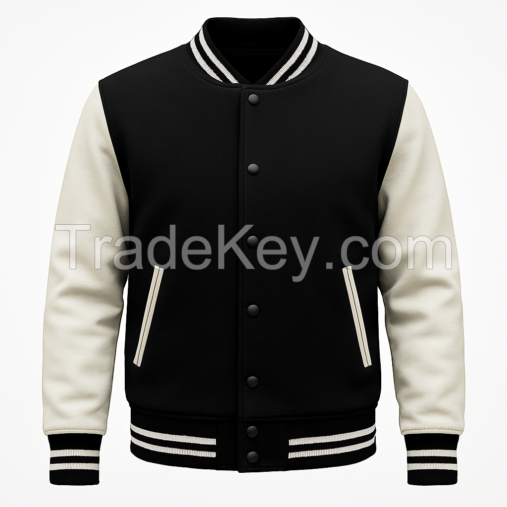  Wholesale Varsity Jackets Unisex Varsity Letterman Jackets Bulk Supply with Custom Logo