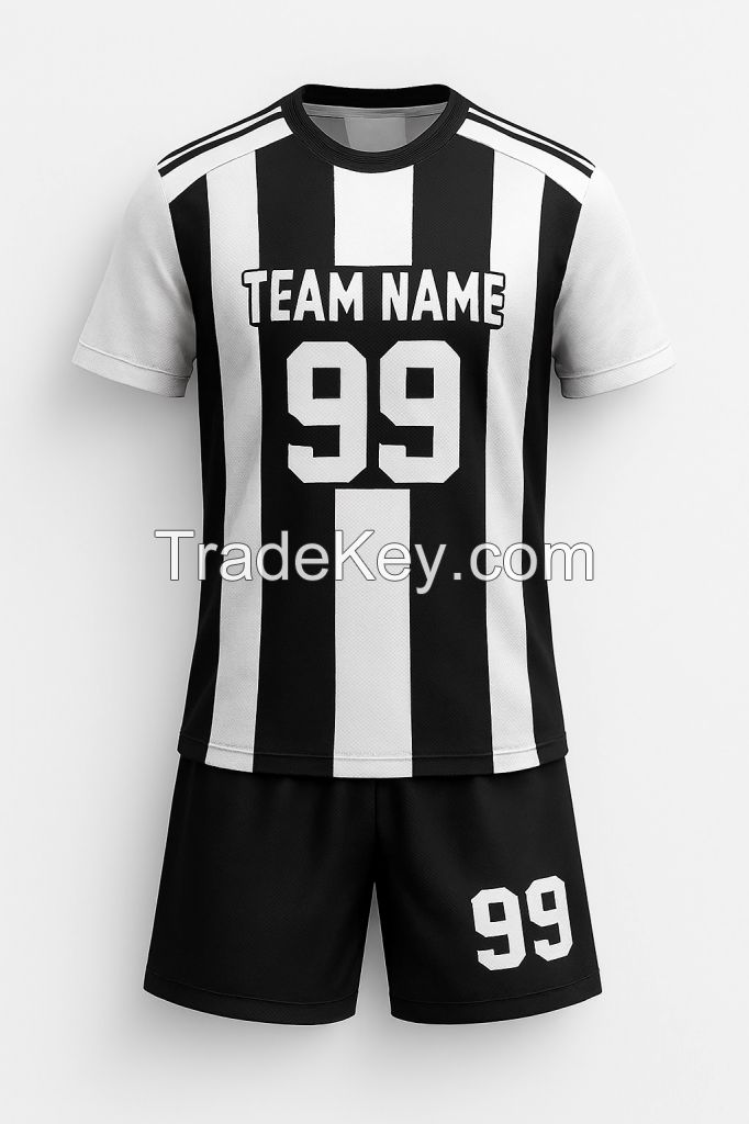 Latest Wholesale Soccer Uniform Sets Custom Design Logo And Color Options OEM Service