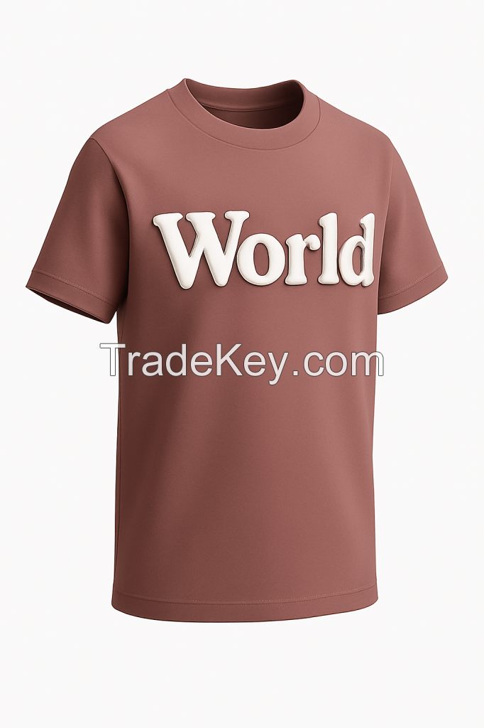  New Trendy Unisex T Shirt for Wholesale Buyers Custom Logo Printing Available High Demand Casual Fit Ideal for Private Label and OEM