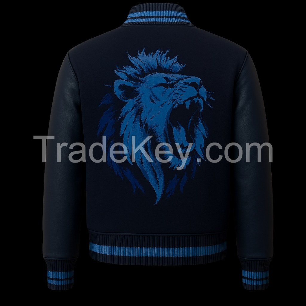 High Selling New Design Quality OEM Bomber European US Sizes Customized Plus Size 1.5mm Thickened Lambskin Men Genuine Leather Jackets