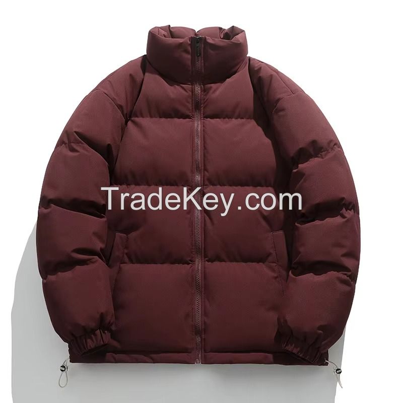 Unisex Hooded Puffer Jacket Windproof Water Resistant Thermal Padding Ideal for Cold Weather Outdoor and Casual Wear