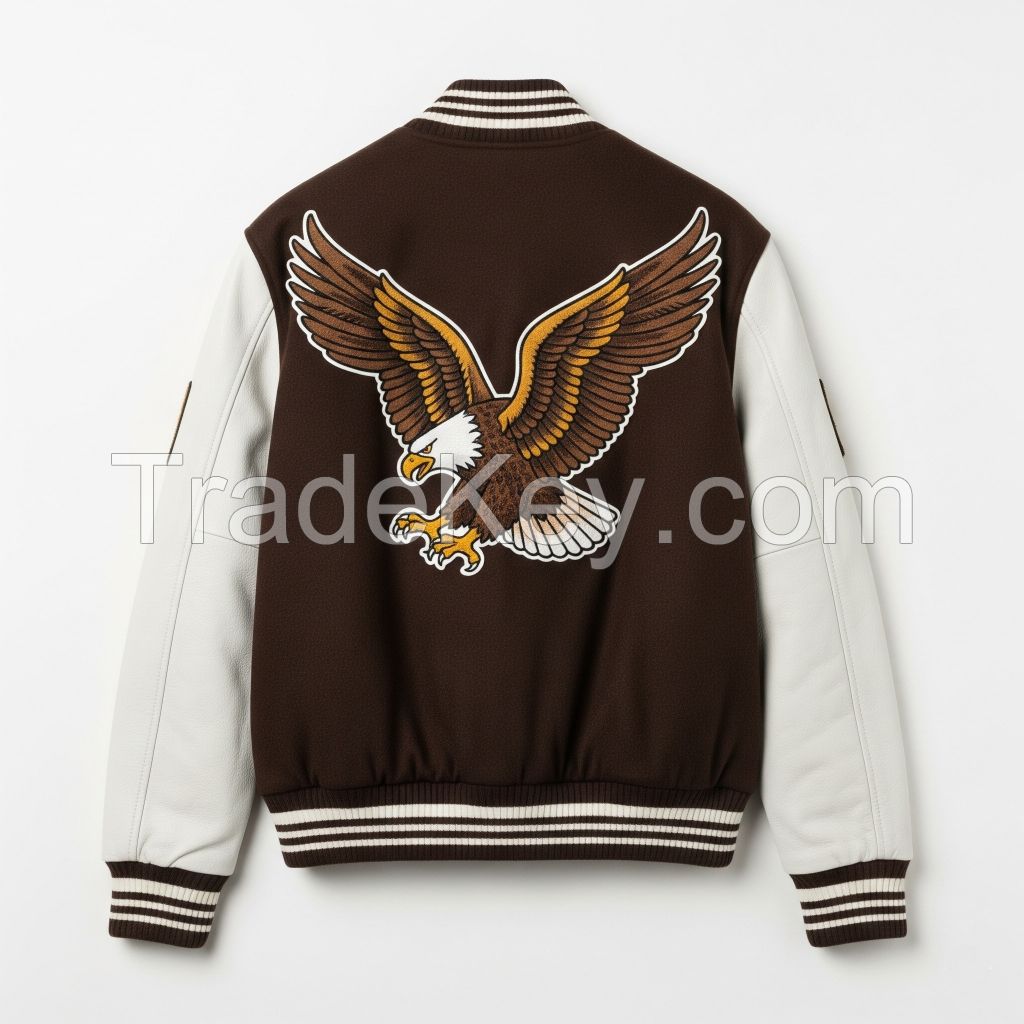 High Selling New Design Quality OEM Bomber European US Sizes Customized Plus Size 1.5mm Thickened Lambskin Men Genuine Leather Jackets