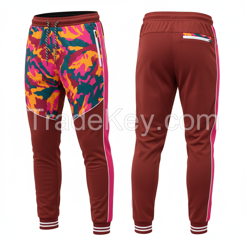 Latest Athletic Trousers for Running and Fitness Quick Dry Material with Side Pockets and Comfortable Waistband