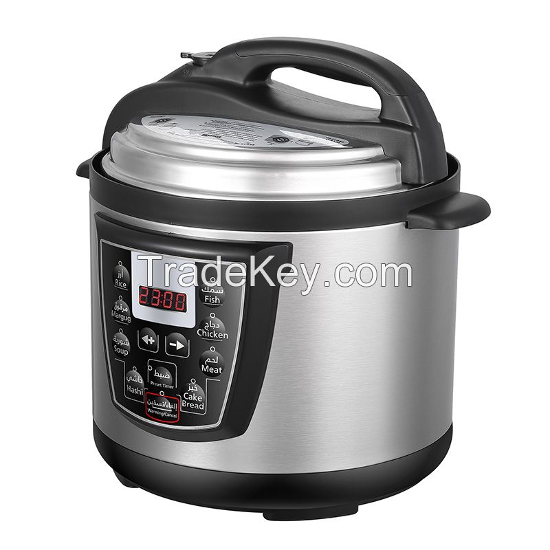 Electric Pressure Cooker 5L 6L Multi-Function Digital Cooker Factory Direct
