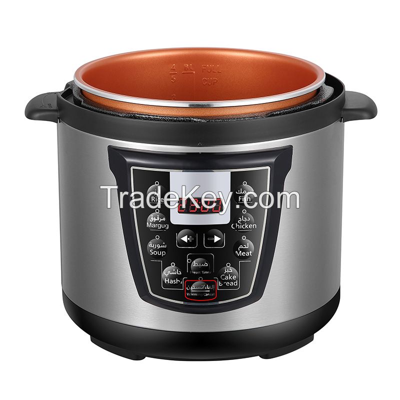 Electric Pressure Cooker 5L 6L Multi-Function Digital Cooker Factory Direct