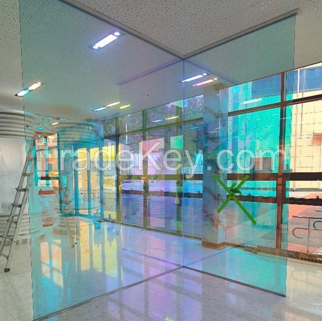 Dichroic film- rainbow film - decorative film- window film - glass film