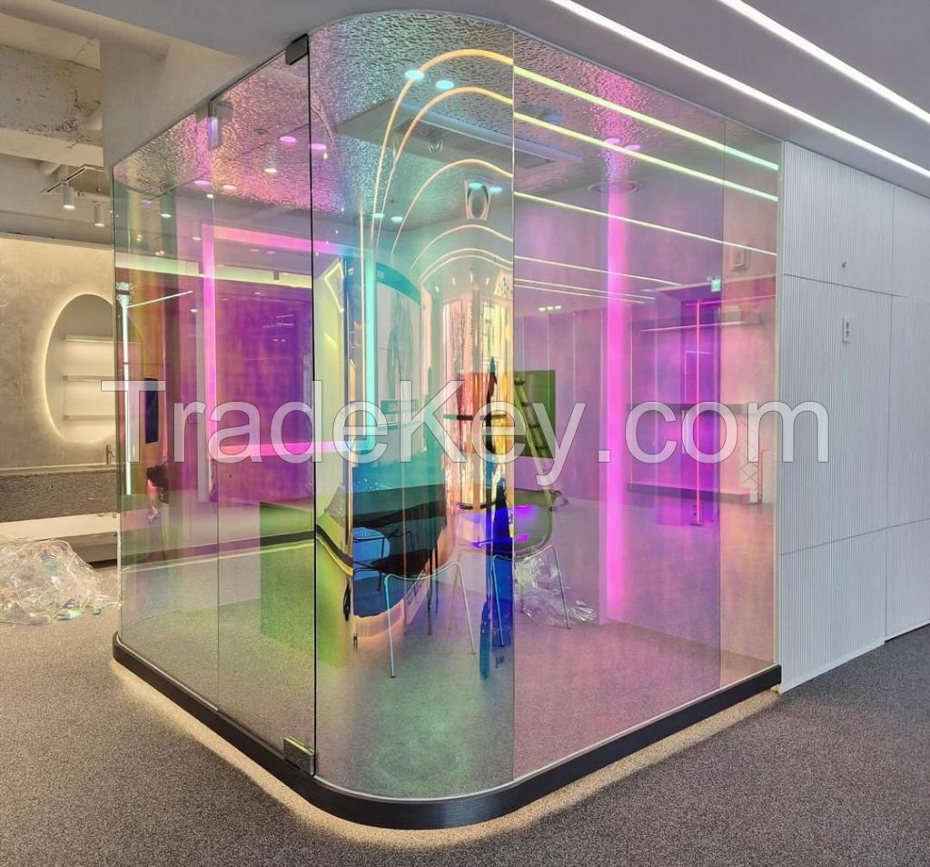 Adhesive Dichroic film- rainbow film - decorative film- window film - glass film