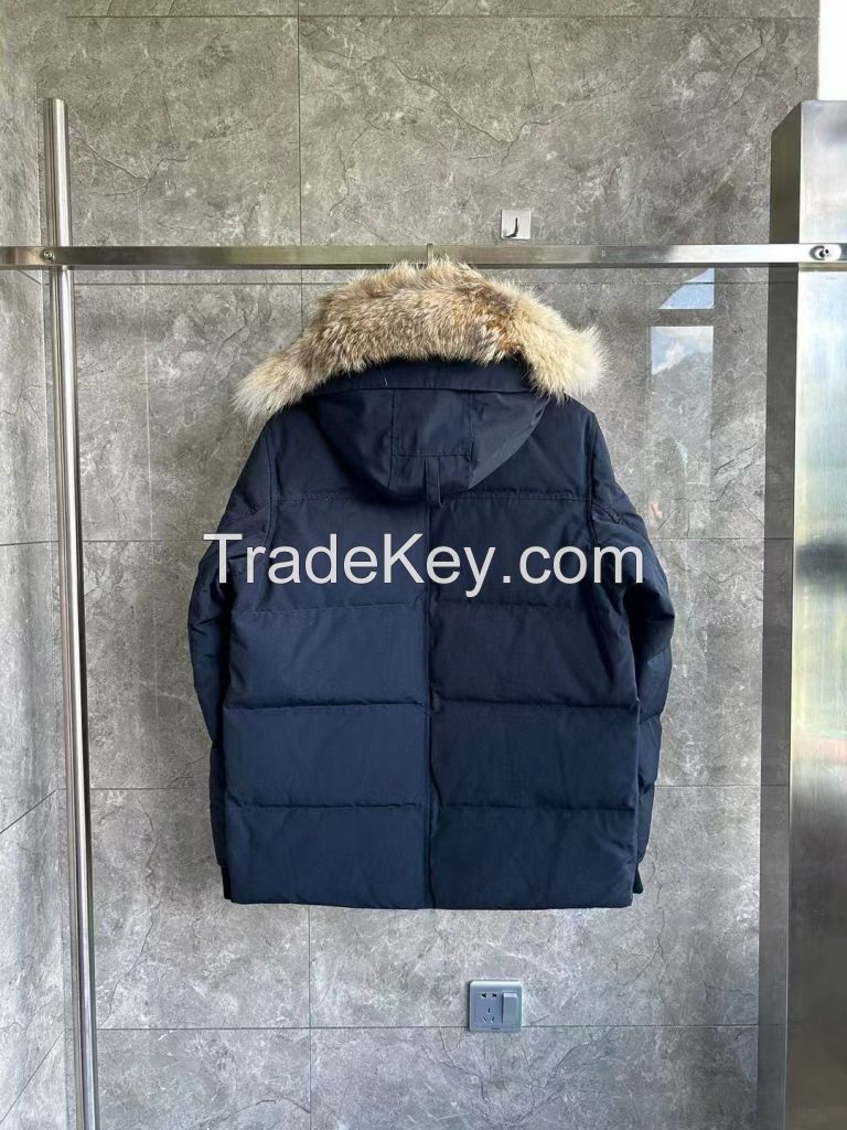 2025 Fashion Winter Real Fur Down Jacket Og Quality Men Designer Clothing Women Coats Clothes