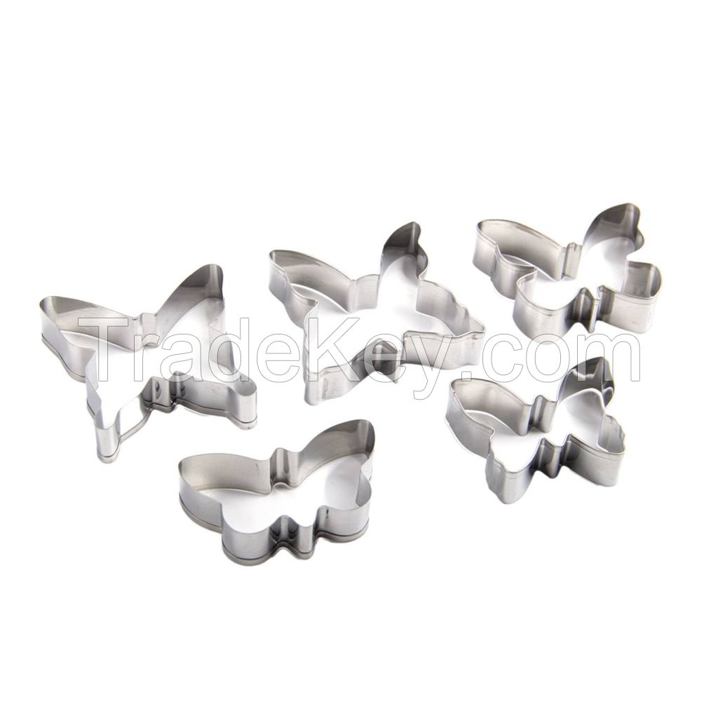 5 Pcs Butterfly Cookie Cutter