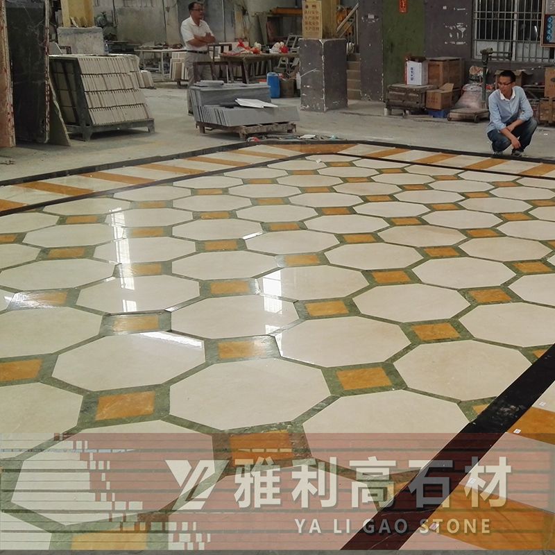 Luxury Marble Waterjet Floor for Lobby